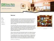 Tablet Screenshot of greenmetroinc.com